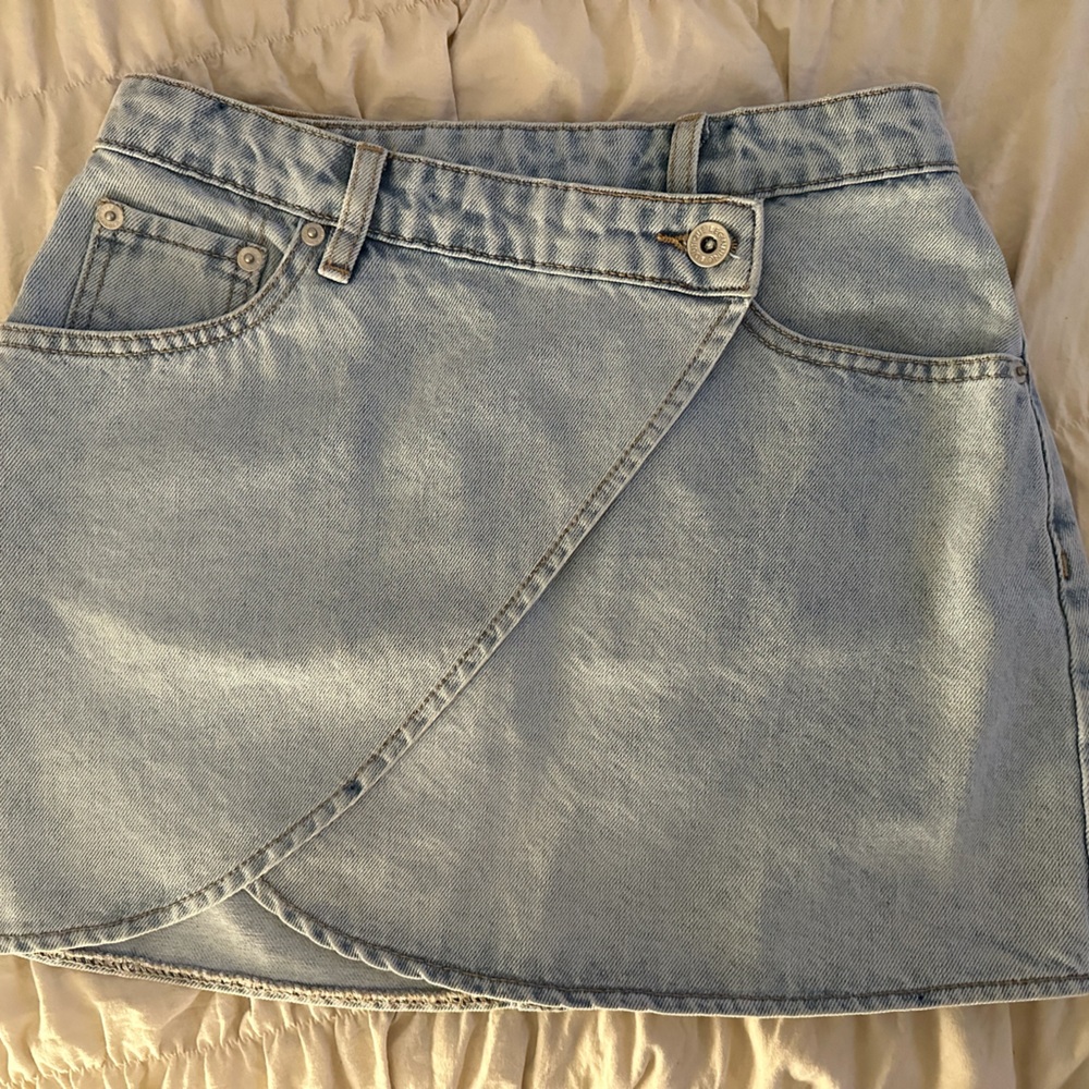 Denim Mini Skirt